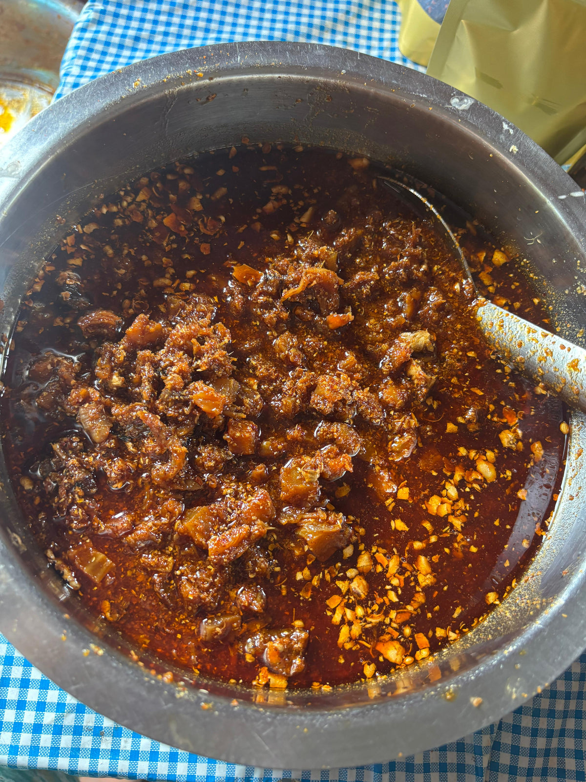 Spicy Fish Pickle-(whole spices😋)
